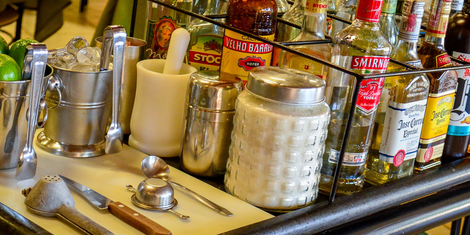 Os melhores drinks, caipiras e batidas...